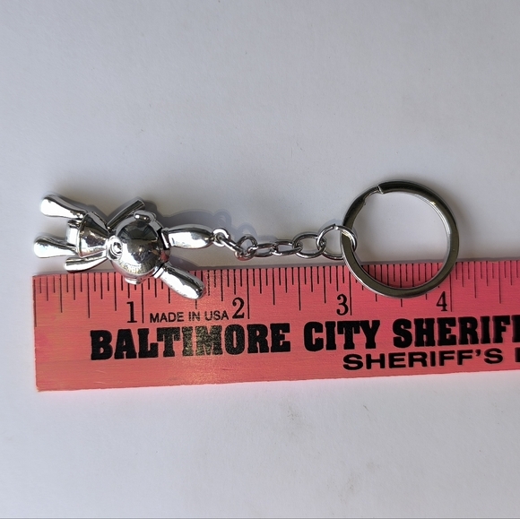 Space Bunny Animated Moving Hands Legs Keychain Key Ring - Picture 11 of 11